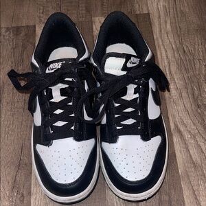 Nike Black and White Low-Top Sneakers
